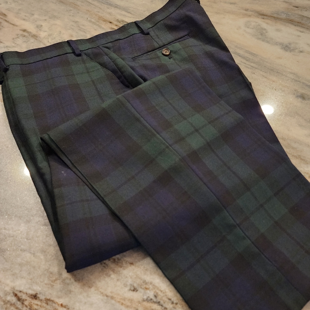 Ralph lauren Green and navy men's Pant and vest set 42x30